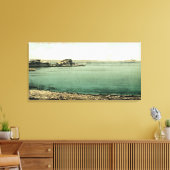 Aussicht auf Burg und Ei Leinwanddruck (Insitu (Wohnzimmer))