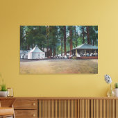 Aussicht auf Camp CurryYosemite Nat'l Park, CA Leinwanddruck (Insitu (Wohnzimmer))