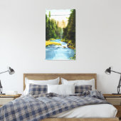 Aussicht auf Capilano Hängebrücke # 2 Leinwanddruck (Insitu (Schlafzimmer))