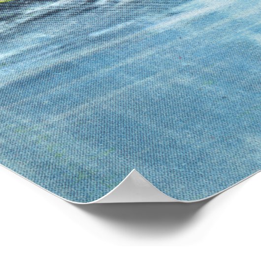 Aussicht auf Capilano Hängebrücke # 2 Poster (Ecke)