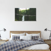 Aussicht auf Capilano Hängebrücke Leinwanddruck (Insitu (Schlafzimmer))