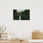 Aussicht auf Capilano Hängebrücke Poster (Küche)