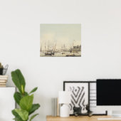 Aussicht auf Castle Cornet, Guernsey, mit Versand, Poster (Heimbüro)