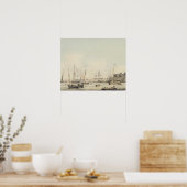 Aussicht auf Castle Cornet, Guernsey, mit Versand, Poster (Küche)