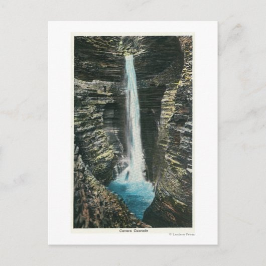Aussicht auf Cavern Cascade Postkarte (Vorderseite)