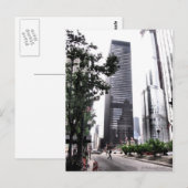 Aussicht auf Chicago Postkarte (Vorne/Hinten)
