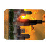 Aussicht auf Chicagos Skyline von Adler Magnet (Horizontal)