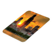 Aussicht auf Chicagos Skyline von Adler Magnet (Linke Seite)