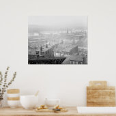 Aussicht auf Cincinnati vom Berg Adams Poster (Küche)