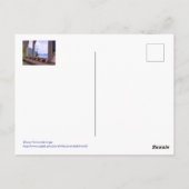 Aussicht auf Comer See, Italien Postkarte (Rückseite)