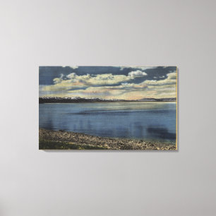 Aussicht auf Crowley Lake Leinwanddruck