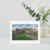 Aussicht auf das alte Gefängnis Postkarte (Stehend Vorderseite)