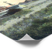 Aussicht auf das alte und das neue LeuchtturmKap H Poster (Ecke)