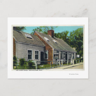 Aussicht auf das älteste Haus der Stadt Postkarte