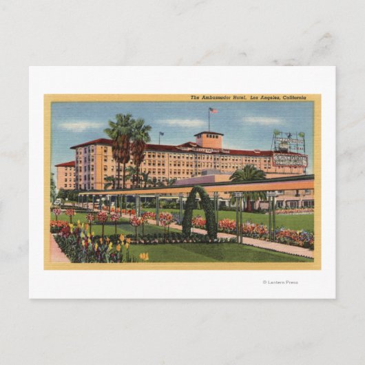 Aussicht auf das Ambassador Hotel Postkarte (Vorderseite)