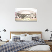 Aussicht auf das Amphitheater von Caesar (Farblith Leinwanddruck (Insitu (Schlafzimmer))