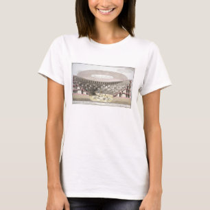 Aussicht auf das Amphitheater von Caesar (Farblith T-Shirt