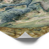 Aussicht auf das Arco-Tal in Tirol, 1495 Poster (Ecke)