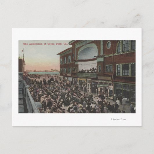 Aussicht auf das Auditorium Postkarte (Vorderseite)