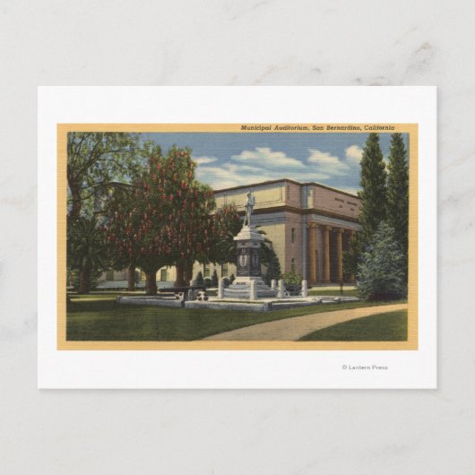 Aussicht auf das Auditorium Postkarte (Vorderseite)