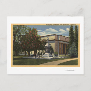 Aussicht auf das Auditorium Postkarte