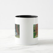 Aussicht auf das Auto TreeBig Basin Staat Park, CA Tasse (Zentrum)