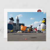 Aussicht auf das Ballon Postkarte (Vorne/Hinten)