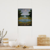 Aussicht auf das Bassin d'Apollon Poster (Küche)