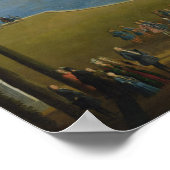 Aussicht auf das Bassin d'Apollon Poster (Ecke)