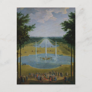 Aussicht auf das Bassin d'Apollon Postkarte