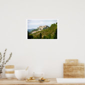 Aussicht auf das befestigte Dorf (Foto) 2 Poster (Küche)