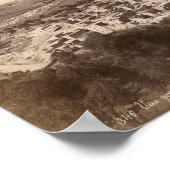 Aussicht auf das biblische Dorf Bethany Poster (Ecke)