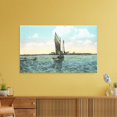 Aussicht auf das Boon Island Lighthouse von York Leinwanddruck (Insitu (Wohnzimmer))