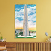 Aussicht auf das Bunker Hill Monument Leinwanddruck (Insitu (Wohnzimmer))