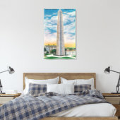 Aussicht auf das Bunker Hill Monument Leinwanddruck (Insitu (Schlafzimmer))