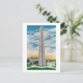 Aussicht auf das Bunker Hill Monument Postkarte (Stehend Vorderseite)