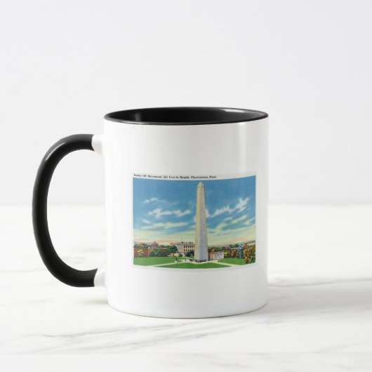 Aussicht auf das Bunker Hill Monument Tasse (Links)