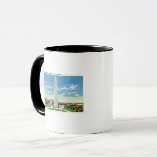 Aussicht auf das Bunker Hill Monument Tasse (Vorderseite Links)