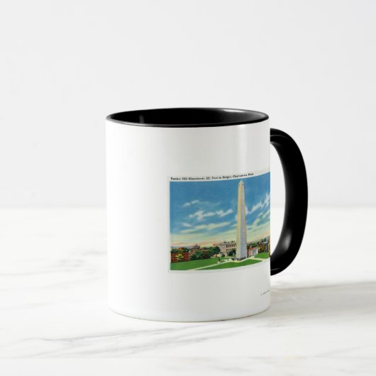 Aussicht auf das Bunker Hill Monument Tasse (VorderseiteRechts)