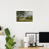 Aussicht auf das Burghley House, Sitz des Marquis Poster (Heimbüro)
