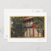 Aussicht auf das Büro Old Wells-Fargo (1855) Postkarte (Vorne/Hinten)