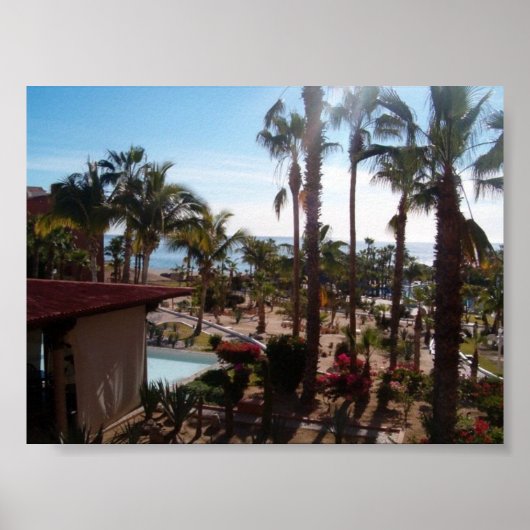 Aussicht auf das Cabo Hotel Poster (Vorne)
