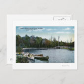 Aussicht auf das Central Park Boat & Canoe Landing Postkarte (Vorne/Hinten)