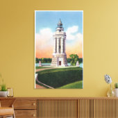 Aussicht auf das Champlain-Denkmal Leinwanddruck (Insitu (Wohnzimmer))