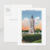 Aussicht auf das Champlain-Denkmal Postkarte (Vorne/Hinten)