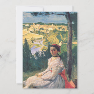 Aussicht auf das Dorf   Fré dé Bazille