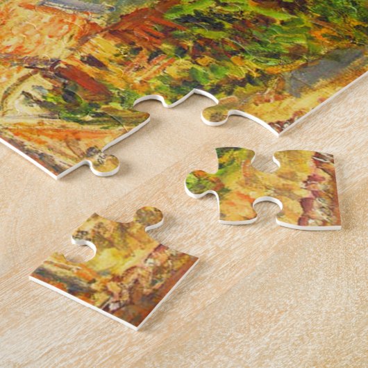 Aussicht auf das Dorf Giverny Monet Puzzle (Seite)