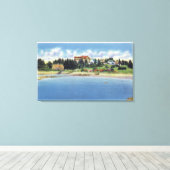 Aussicht auf das Eichhörnchen Inn auf der Eichhörn Leinwanddruck (Insitu (Holzboden))