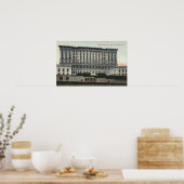 Aussicht auf das Fairmont Hotel Poster (Küche)