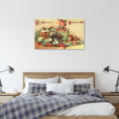 Aussicht auf das Fest Leinwanddruck (Insitu (Schlafzimmer))